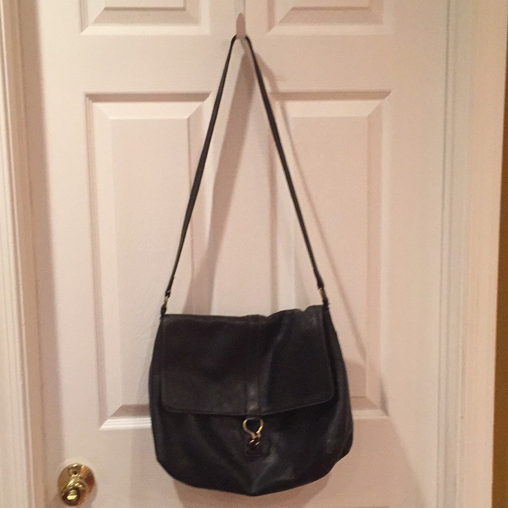 🏇🏽Vintage Ralph Lauren Leather Messenger Satchel